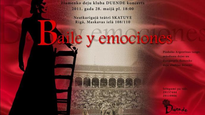 Flamenko deju kluba DUENDE koncerts „Baile y emociones”
